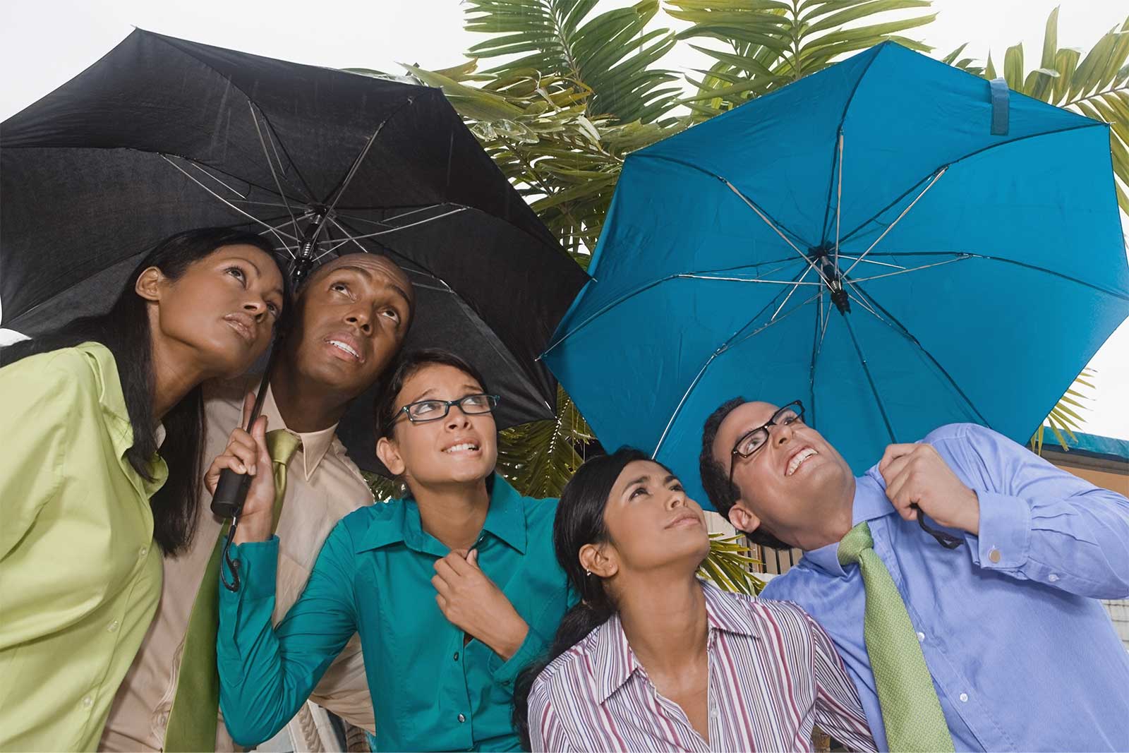 Gotts Insurance St Croix USVI - People under Umbrella